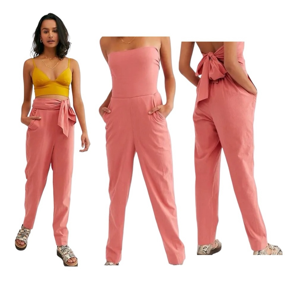 Free People Al Fresco Convertible Jumpsuit Pants Dress Endless Summer Small